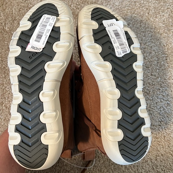 Sorel Explorer Next Joan Cozy Boots tan fawn lace up brown size 6 shoe - Picture 7 of 7